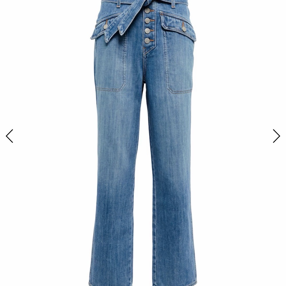Veronica Beard Light Blue Flare Jeans
